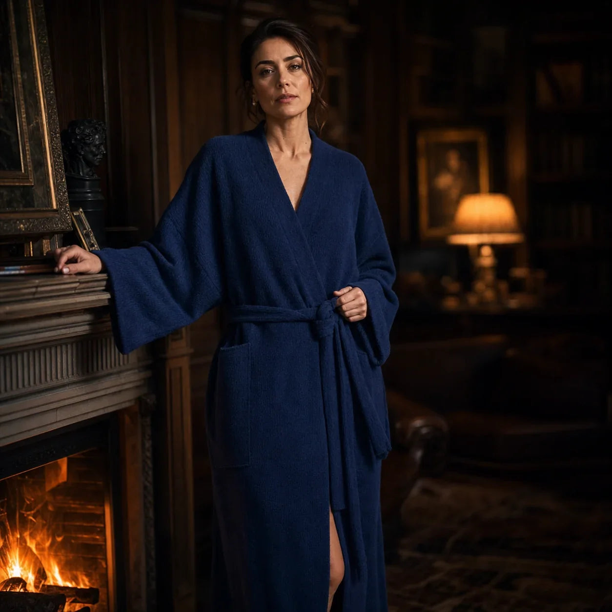 The Double-Sided Fleece Robe