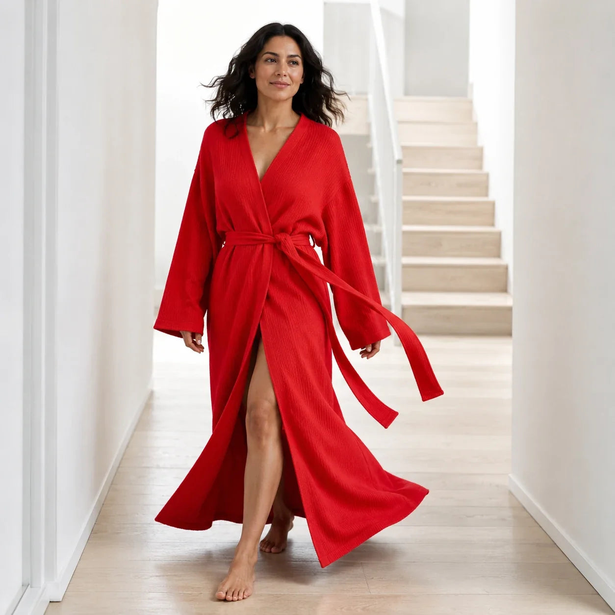 The Double-Sided Fleece Robe