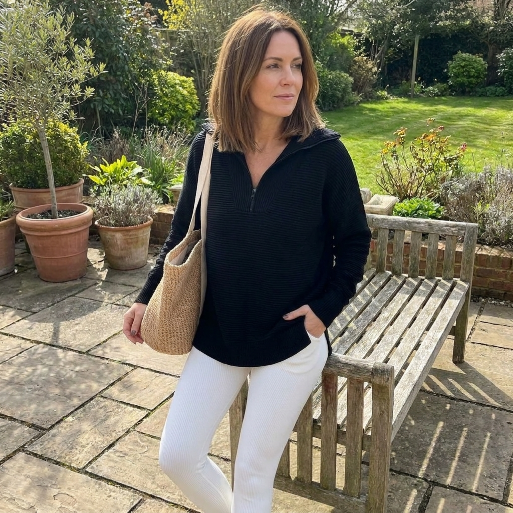 The Quarter-Zip Knit