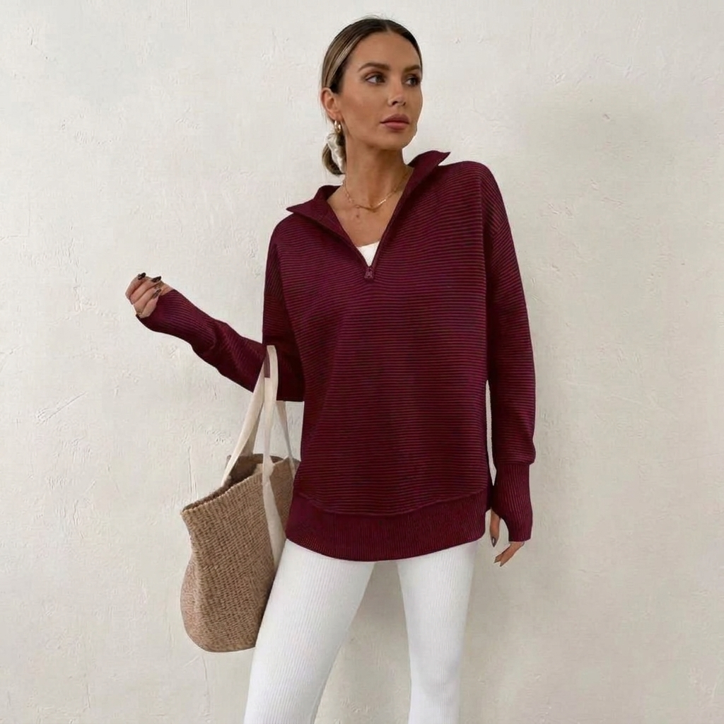 The Quarter-Zip Knit