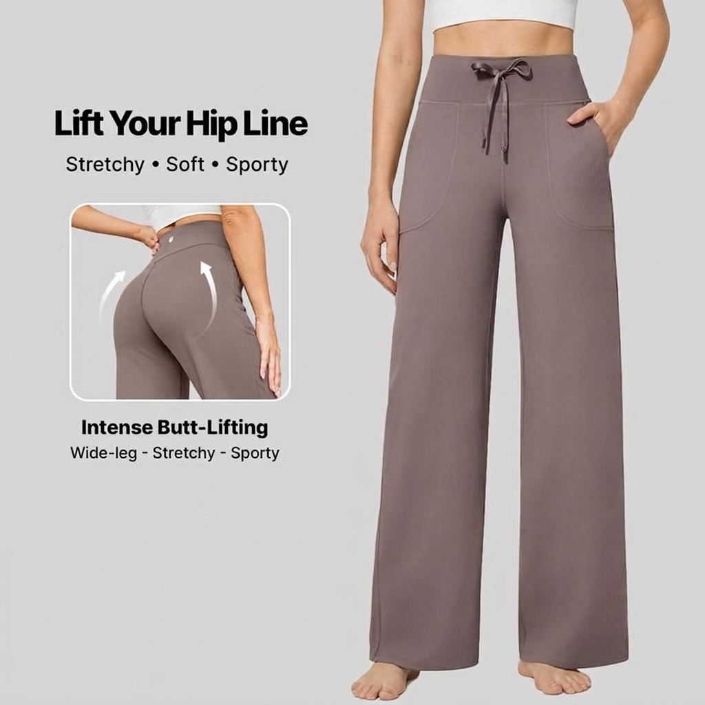 The Wide-Leg Lounge Pant