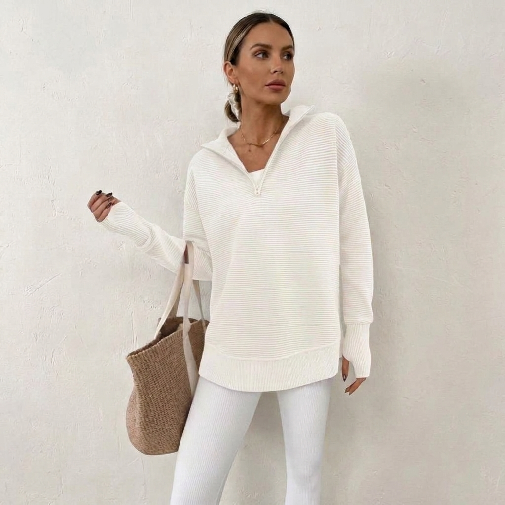 The Quarter-Zip Knit
