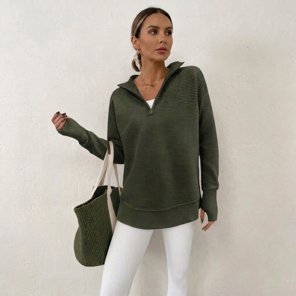 The Quarter-Zip Knit