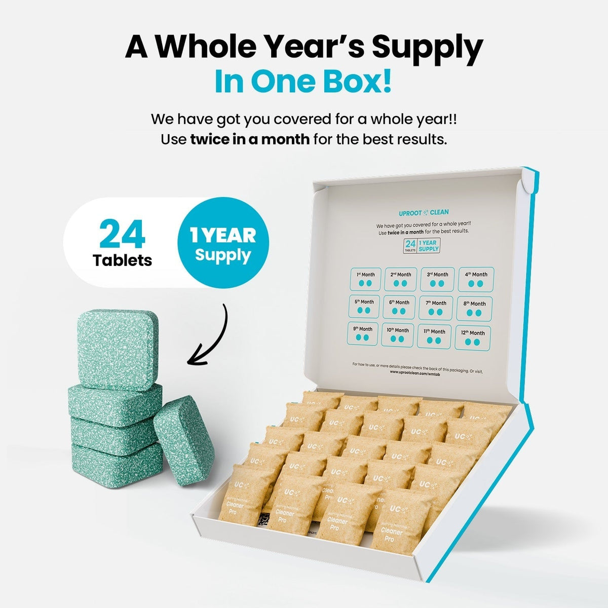 A whole year's supply in one box