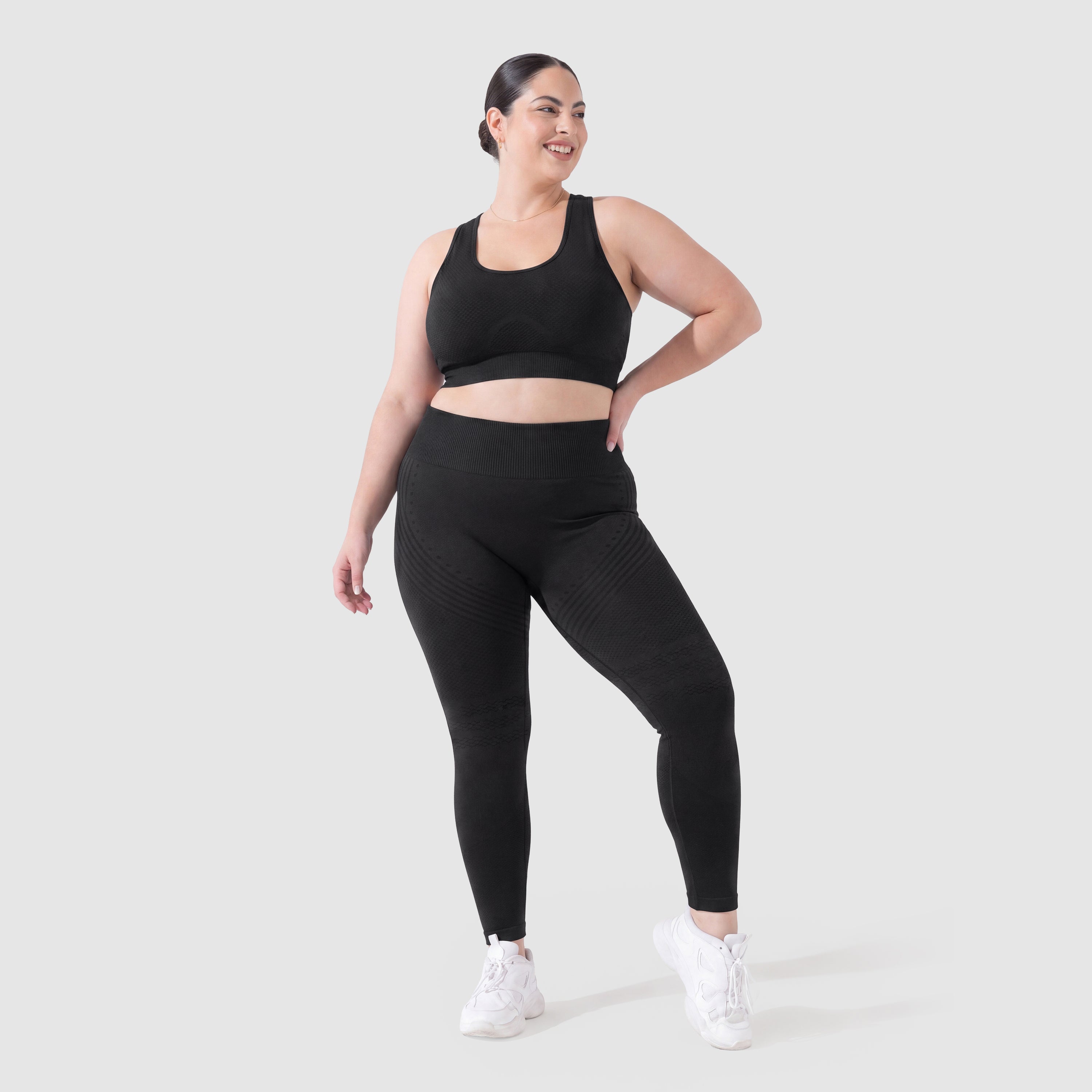 Maneele 3D Sculpting Leggings - Black