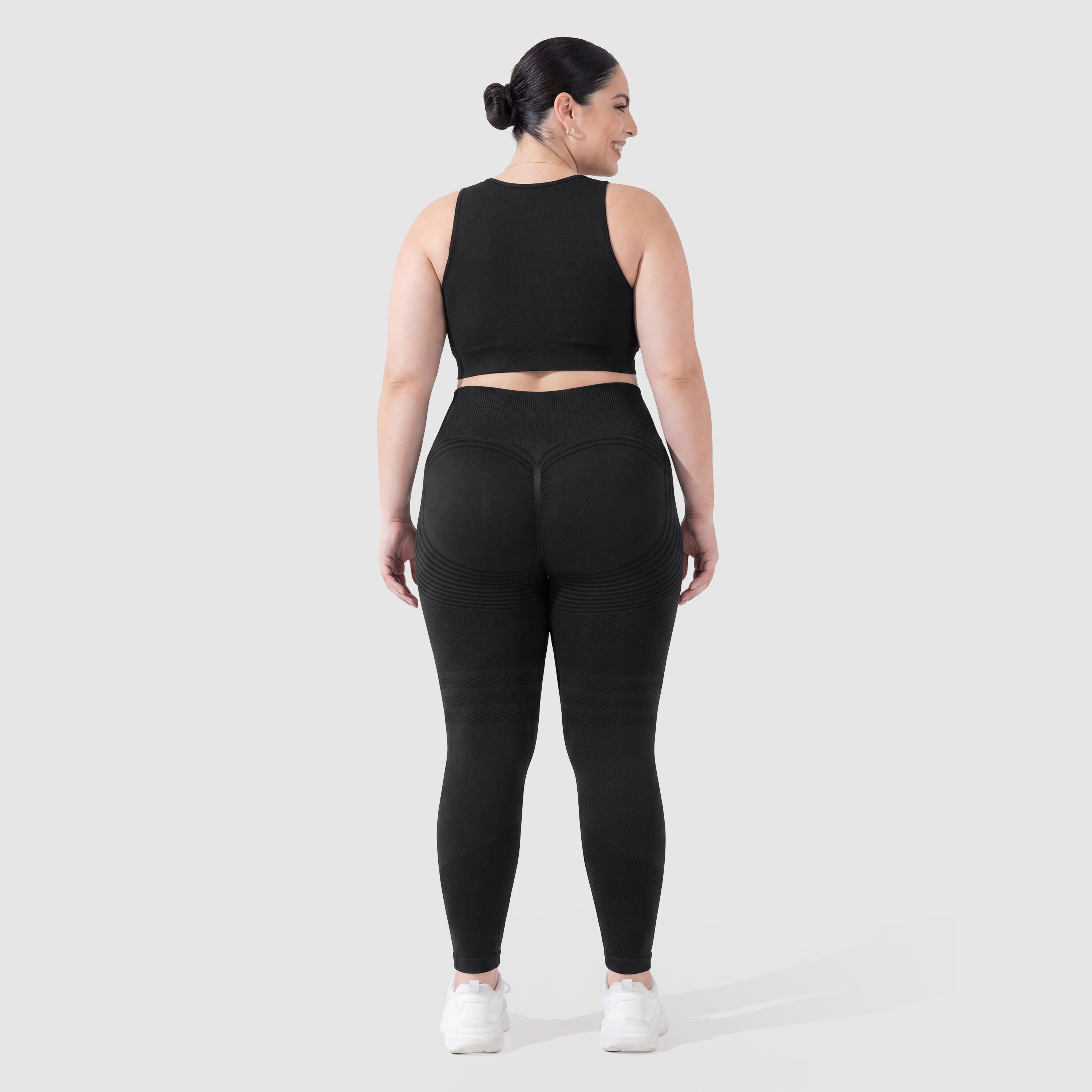 Maneele 3D Sculpting Leggings - Black