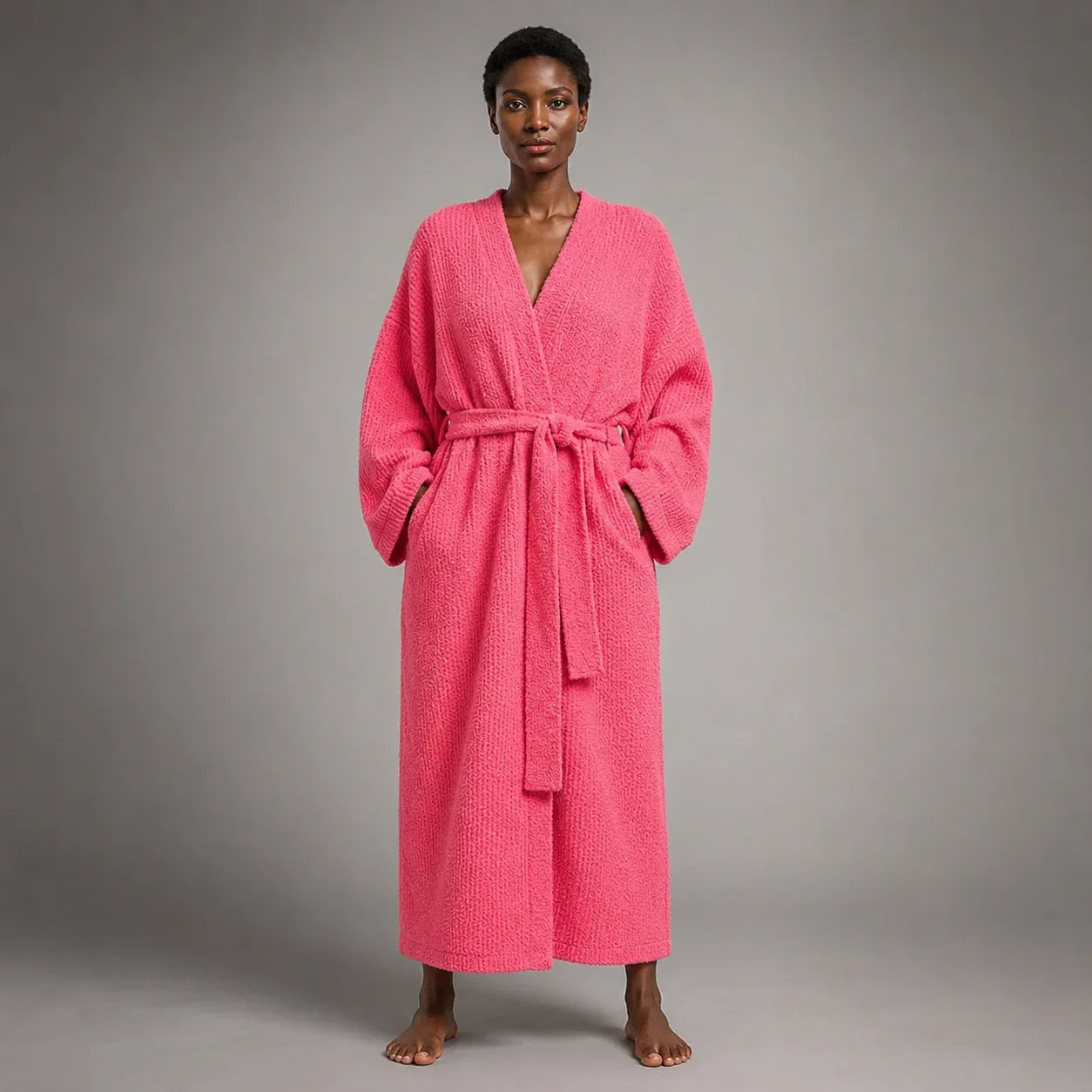 The Double-Sided Fleece Robe