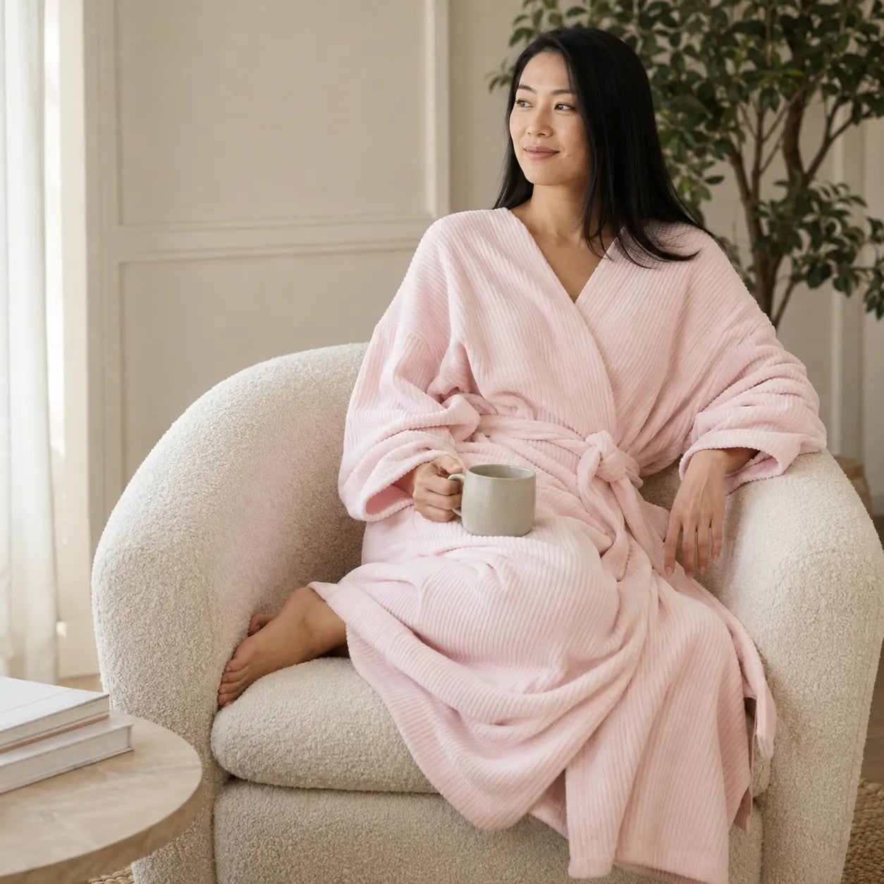 The Double-Sided Fleece Robe