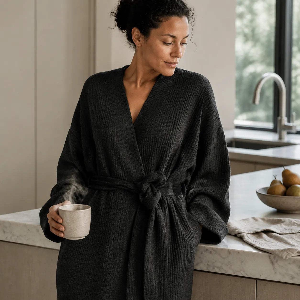 The Double-Sided Fleece Robe