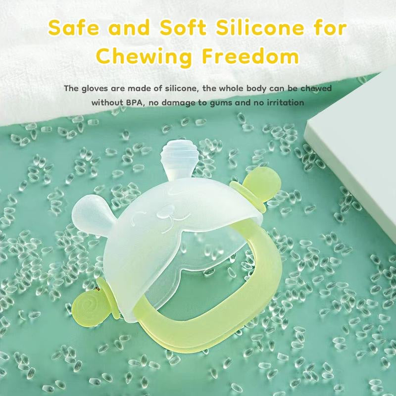 Soft BPA free silicone, chewable across the whole body
