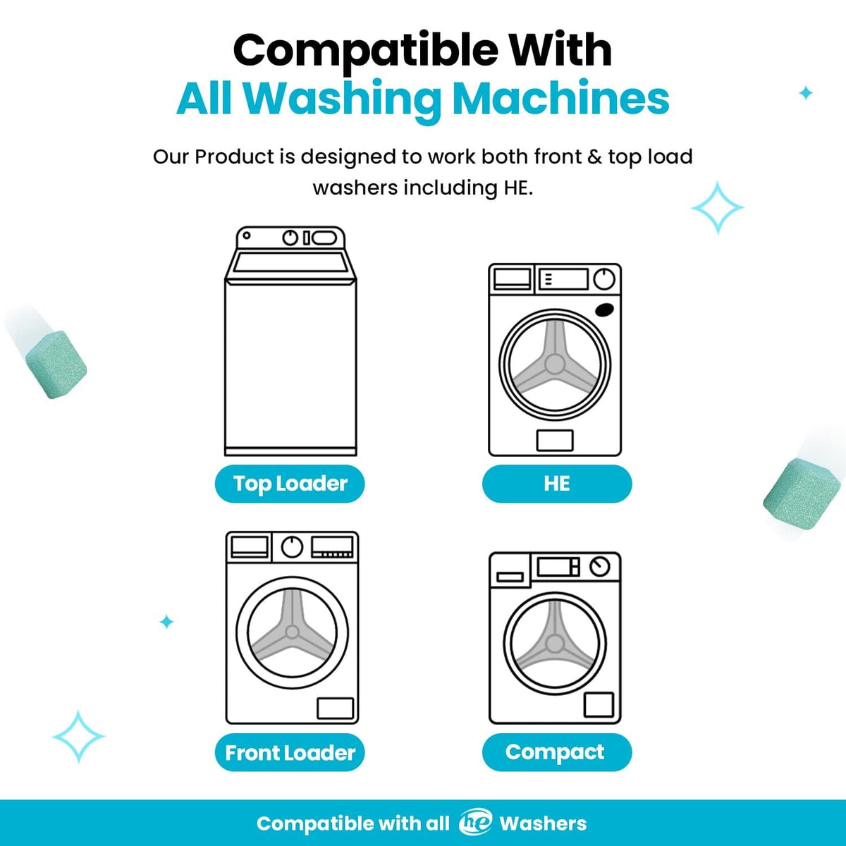 Compatible with all washing machines