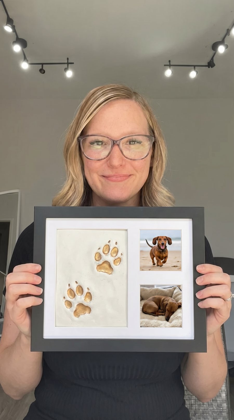 Customer paw print keepsake